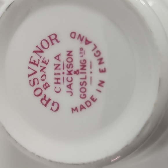 JACKSON & GOSLING GROSVENOR TEACUP AND SAUCER, HUNTING SCENE - Picture 9 of 9